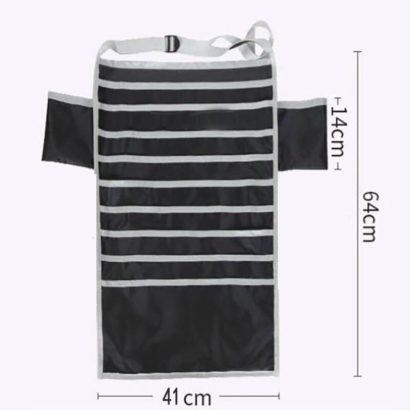 Multi-Pocket Student Table Desk Organizer Storage Book Pens Water Bottle Hanging Bag Organizers Adjustable Magazine organizer