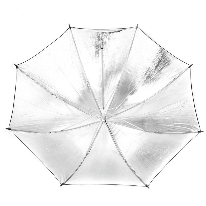 1 pièces Studio Photo stroboscopique Flash lumière réflecteur noir parapluie 83Cm & 1 pièces Flash lumière parapluie cadre support de chaussure chaude