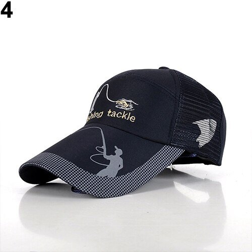 Sombrero de pesca para hombre, gorra de béisbol, malla, protección solar, para exteriores