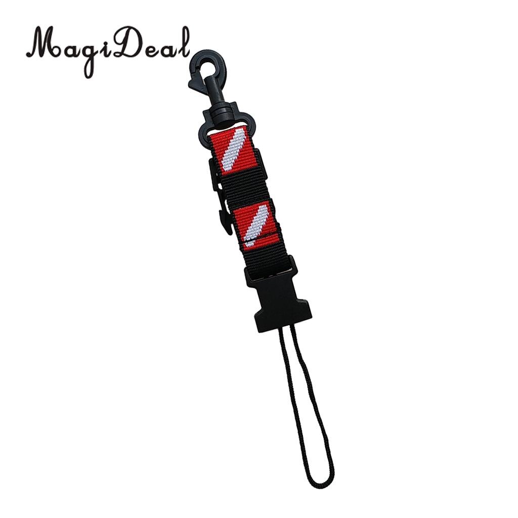 MagiDeal Scuba Diving Diver Swimming Fin Mask Camera Torch Holder Lanyard Webbing Strap Belt Clip - Durable & Compact: HY 12