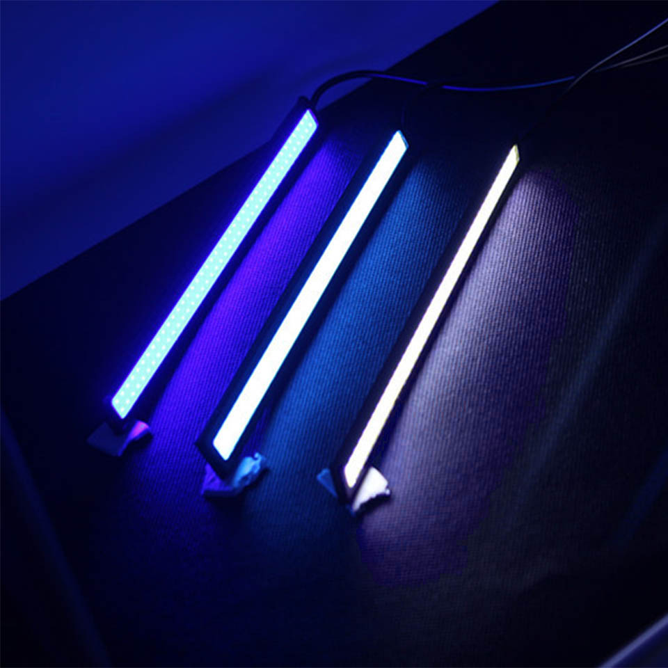 2PCS Universal 17CM Dagrijverlichting 12V Waterdichte Auto COB led Day Light DRL Lamp Auto Werken lichten