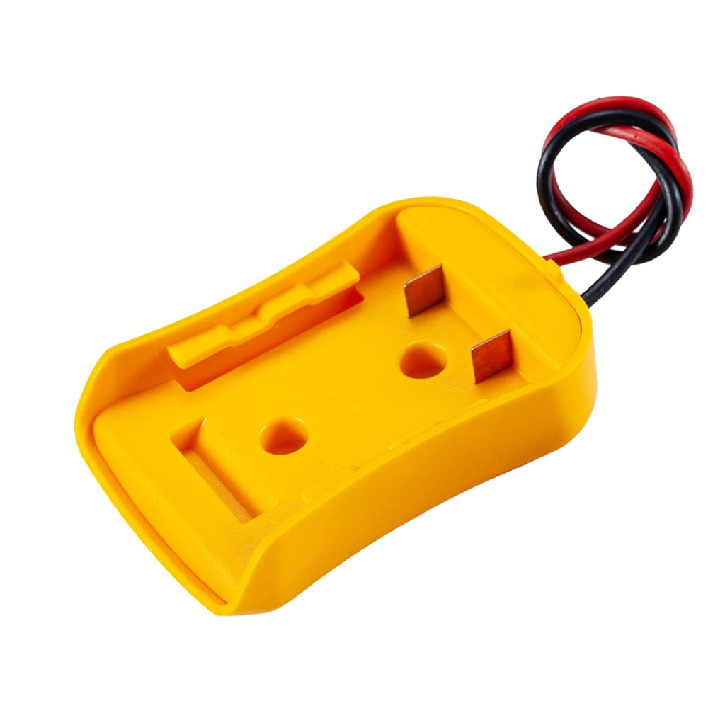 For Dewalt 18V/20V Max Battery Adapters Dock Power DIY Battery Converter Connector 12AWG Home Power Tools Parts Replacement: Yellow