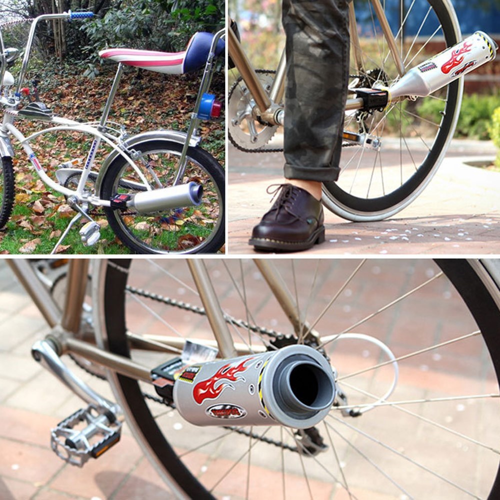 Bicycle Turbine Motorcycle Bicycle Exhaust Pipe 6 Different Wild Sound Motorcycle Effects Cycling Tools Mountain Bike Accessorie