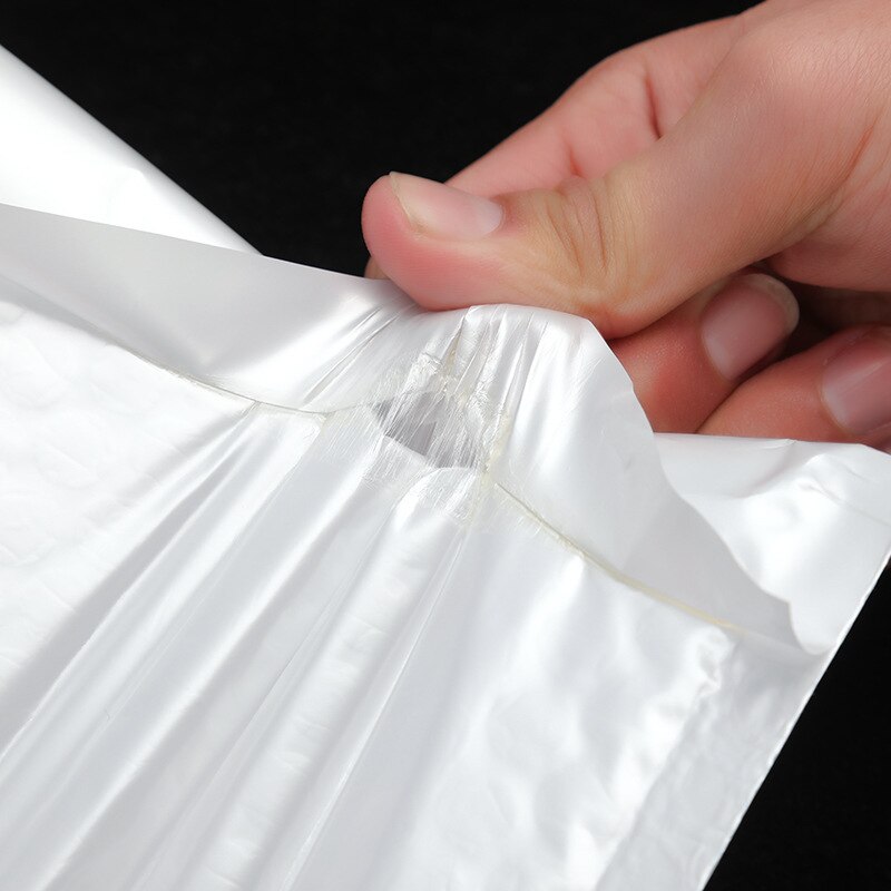 50 st/lot vita skum vadderade påsar mailer självförseglande porto påsar vattentät postförpackning kuvert 13 storlekar poly mailer