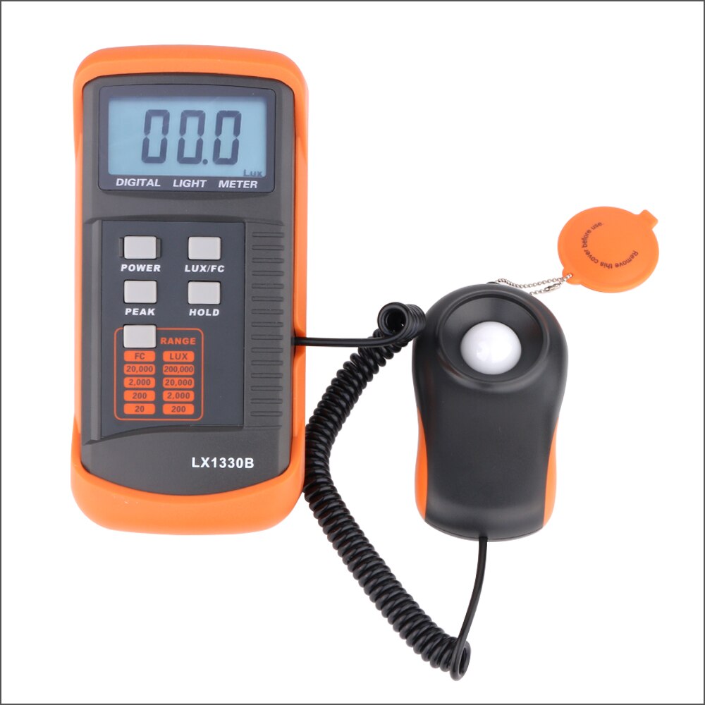 RZ Digital lux Meter 200,000 Lux Digital LCD Light Meter Measuring Tools LX1330B