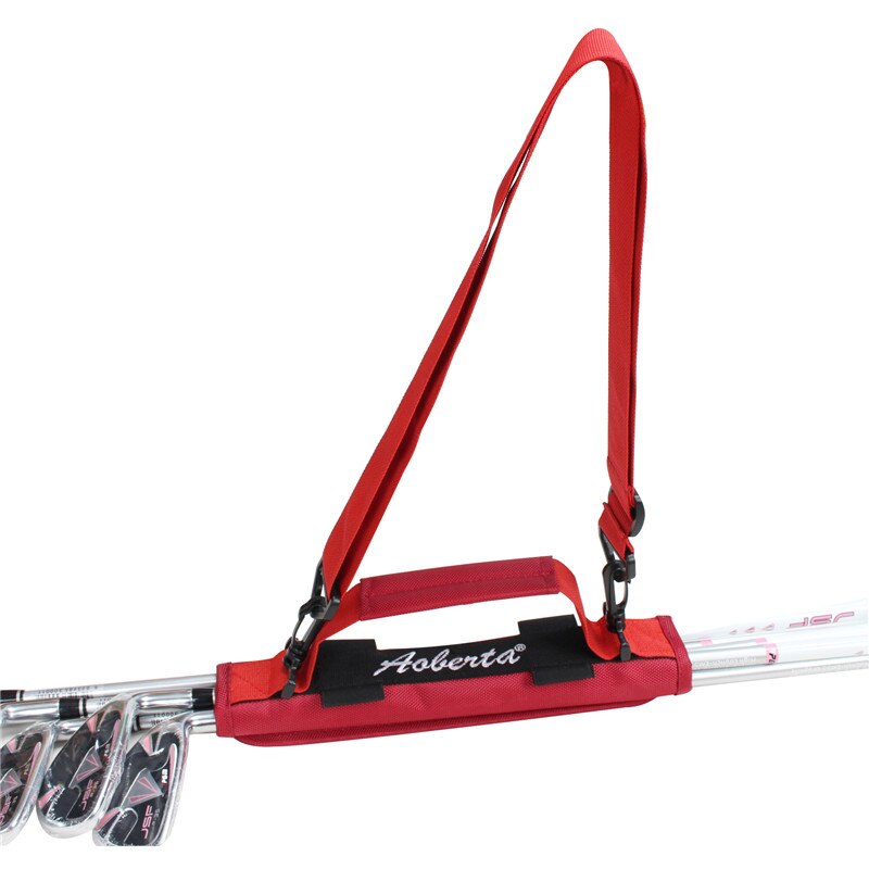 Sac de transport Portable pour Club de Golf, sac d&#39;entraînement de Golf ultraléger avec bretelles réglables: Red
