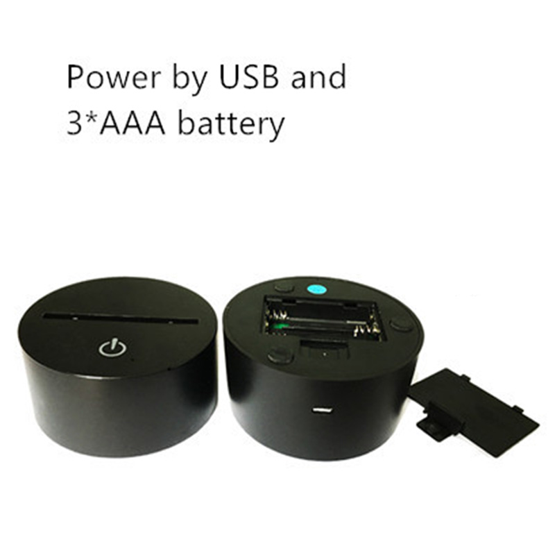 3D LED Nachtlampje Alert Kat met 7 Kleuren Licht voor Thuis Decoratie Lamp Verbazingwekkende Visualisatie Illusion