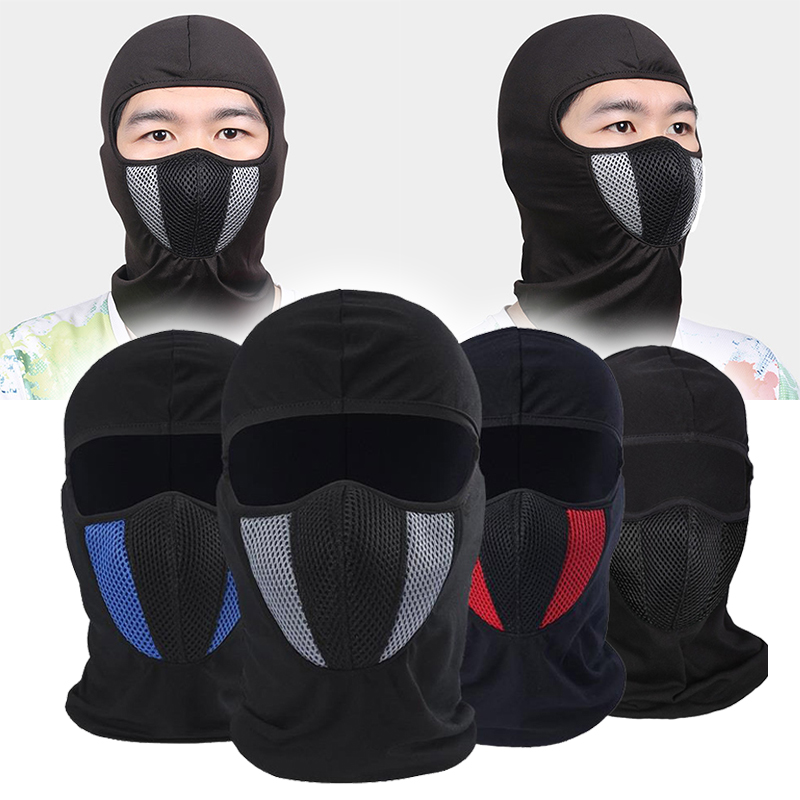 Ademende Bivakmuts Motorfiets Full Face Mask Cycling Motorcross Helm Capuchon Moto Riding Nek Face Capuchon Moto Accessoires