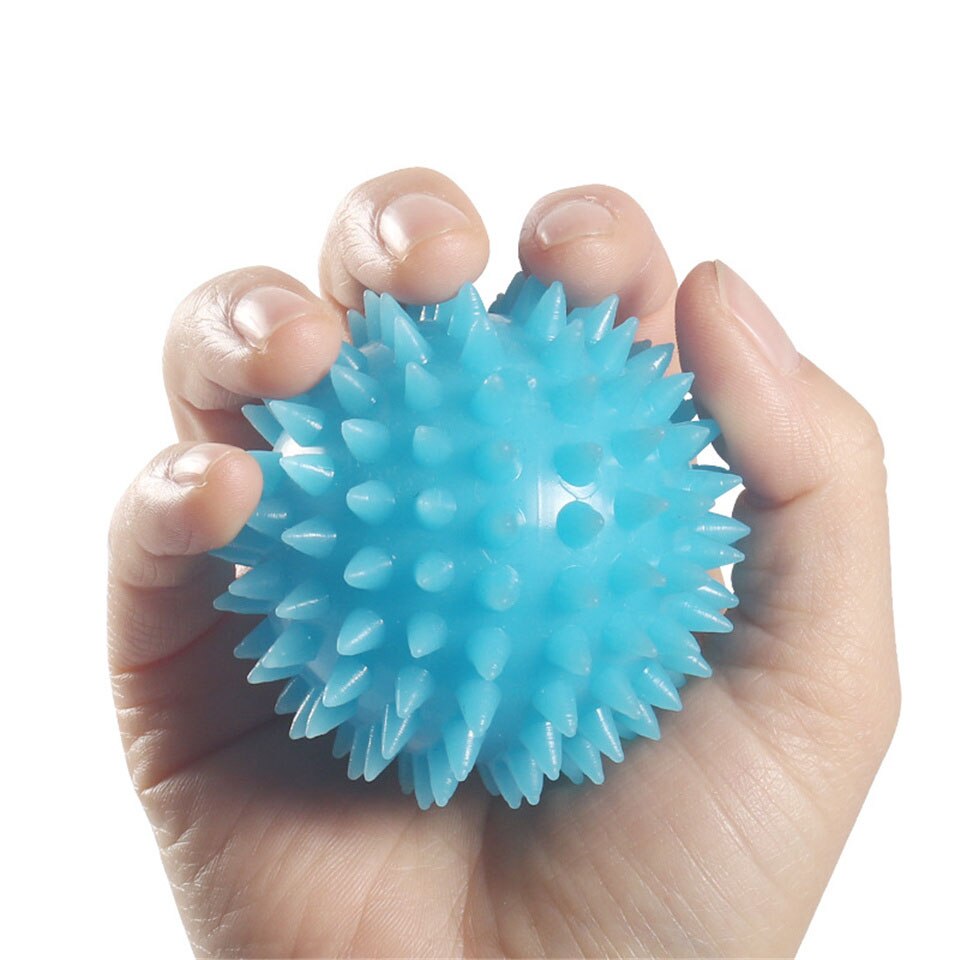 Tpr pigg massasje ball triggerpunkt trening Fitness hånd og fot smertelindring plantar fasciitis lindring pinnsvin 6.5 cm ball