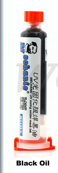 Wozniak mobiltelefon reparation uv lim härdning lampa ledde uv ljus strömförsörjning 10 sekunder härdning usb ljus: Svart olja