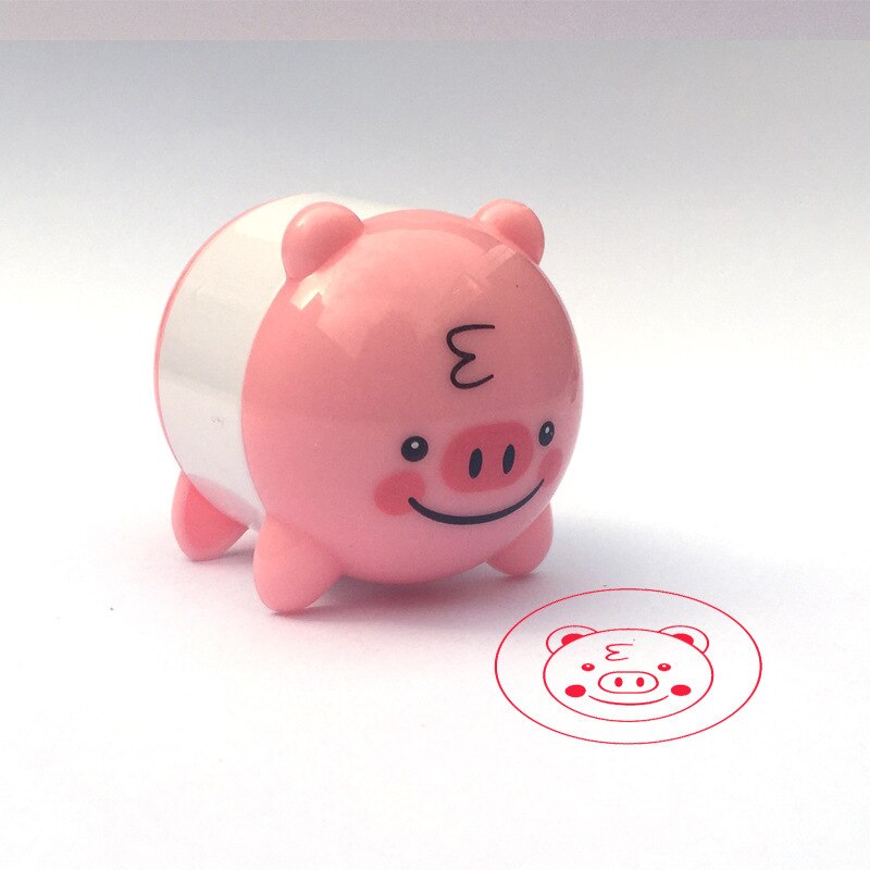 Cartoon Dieren Postzegels Kinderen Speelgoed Kids Seal Voor Scrapbooking Stamper Diy Cartoon Stamper Speelgoed: Pink Pig