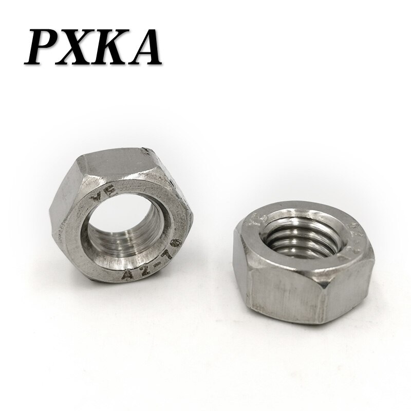 Authentique 316l écrous/écrous hexagonaux en acier inoxydable  m4 m 5 m 6 m 8 m 10 m 12 m 14 m 16 m 18 m 20 m 24