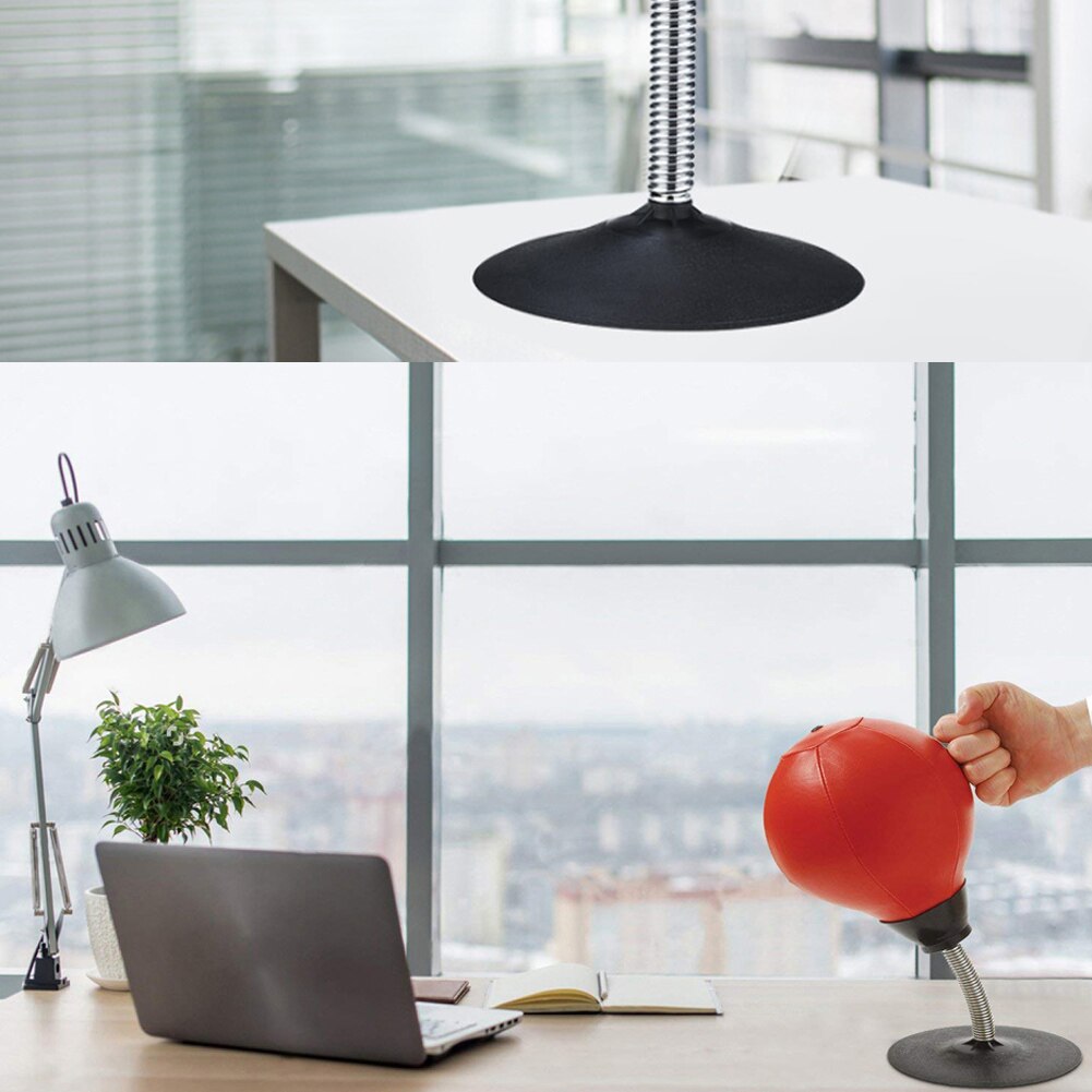 Boxing Equipment Fight Ball Training Speed Ball Faux Leather Sucker Desktop Inflation Decompression Boxing Speed Punching Ball