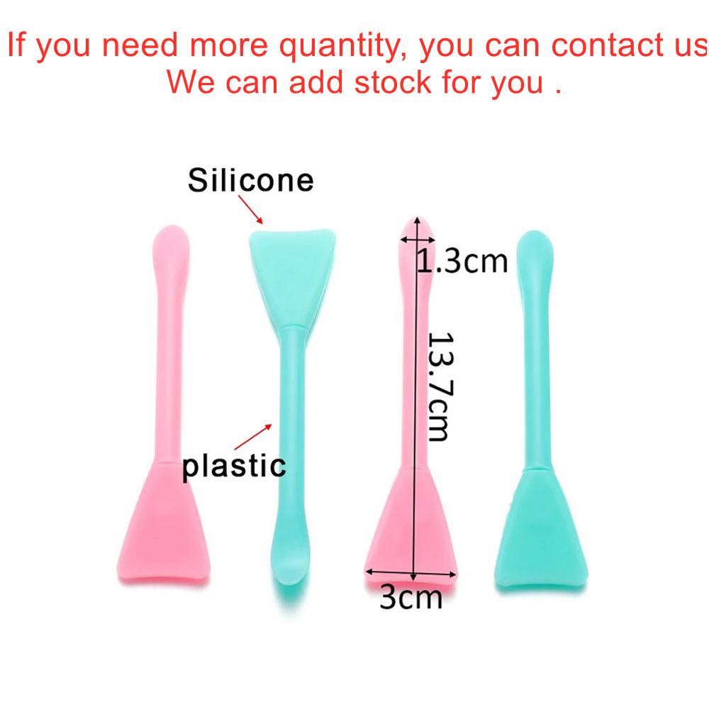 Spatule en silicone souple multifonctions pour arts créatifs, 2/5 pièces, brosse pour remuer, étaler ou verser colle, poudres et résine époxy dans son moule, facile à nettoyer