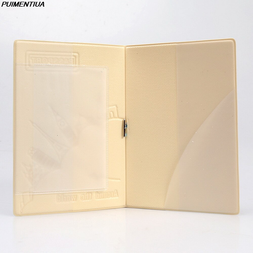 PUIMENTIUA Have A Trip Passport Holders Unisex Travel Passport Cover Bag Pvc Leather 3D Cover On The Passport Travel