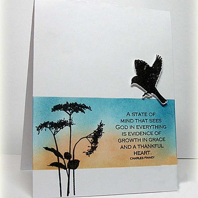 Lake Scenery Swan Elk Birds Tree Valleys Phrase Sentences Clear Transparent Stamps DIY Craft Scrapbooking Making Template