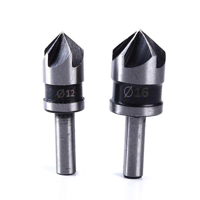 5Pc Industriële Verzinkboor Boor Set 5 Teller Wastafel Houtbewerking Boren Metalen Werken Afschuining Afkanten Cutter: 2PCS