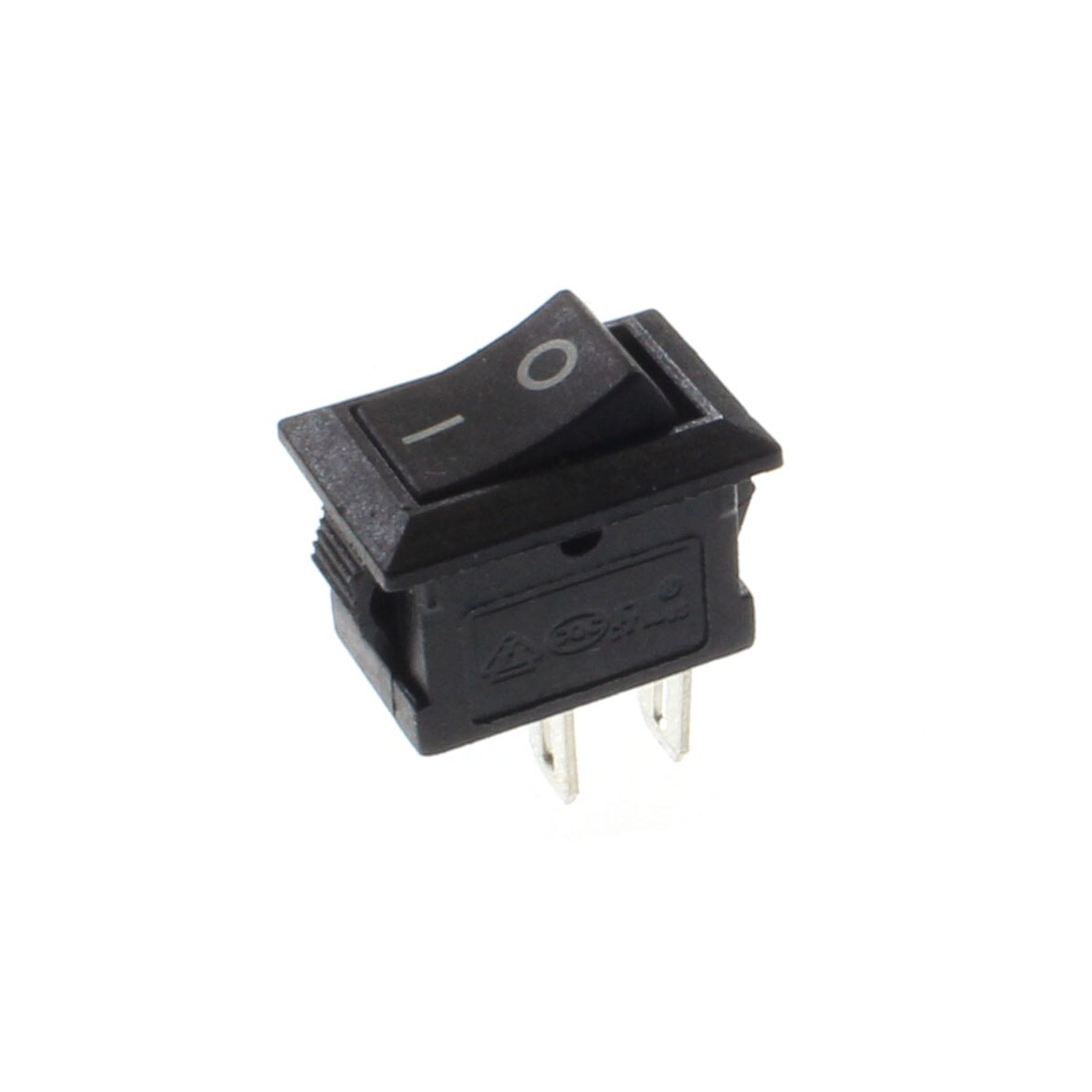 10 pcs/lot KCD1 15*10mm 2p Boat Rocker Switch Single Pole SPST Snap-in on off Power switch Position 3A/250V: Black