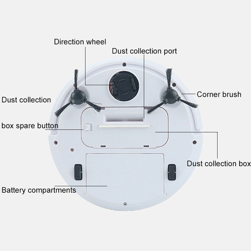 Smart Home Automatic Sweeper Smart Powerful Suction Wet Mopping Vacuum Cleaner Robot