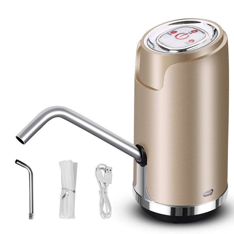 Water Fles Pompen Usb Opladen Automatische Drinkwater Pompen Draagbare Elektrische Water Dispenser Lbshipping: Gold Smart