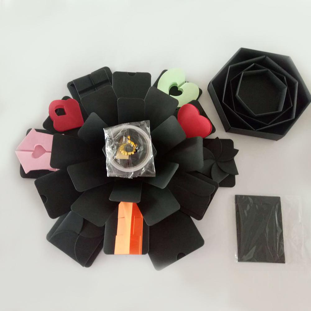 Explosion Box Photo Album Birthday Valentine's with DIY Accessories Kit Handmade Boom Box DIY Album 40