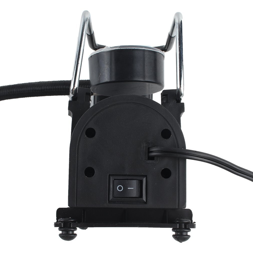Portable Super Flow DC 12V 80PSI Metal Air Compressor Tyre Inflator Car Air Pump Vehicle Pump Electric Pressure Gauge
