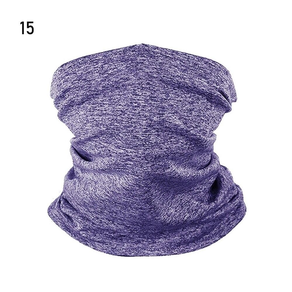 Unisex huvud ansikte hals damask tub elastisk bandana halsduk utomhus cykling tillbehör halv ansikts halsduk med osynlig ficka: 15