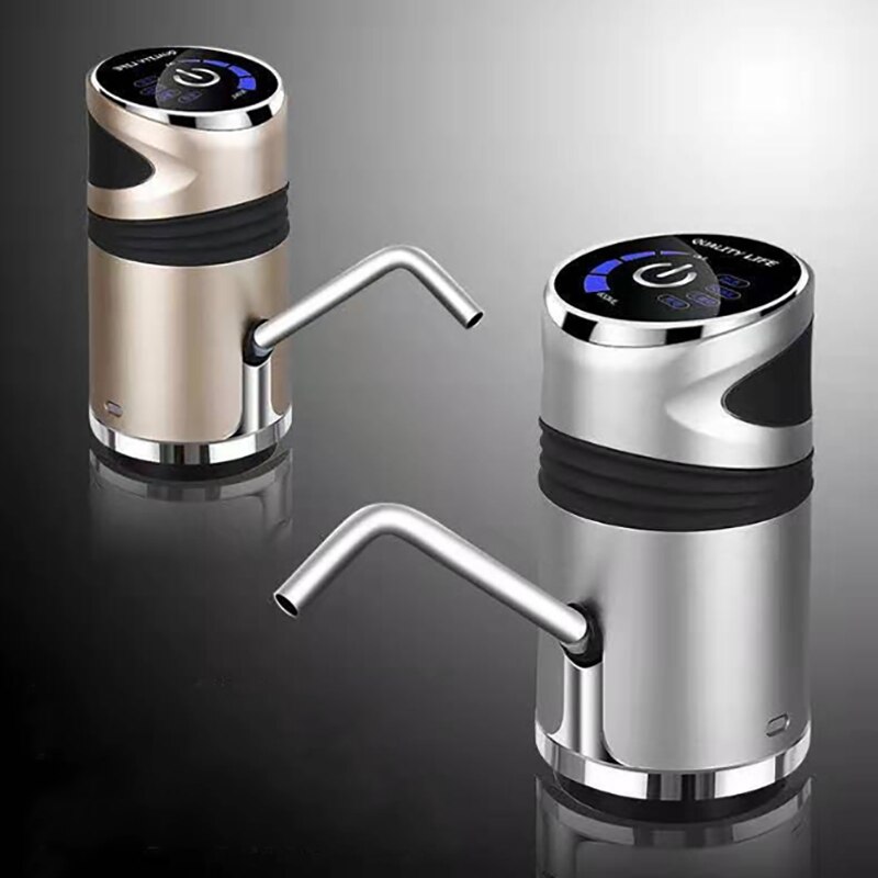 Automatic Electric Portable Water Pump USB Charge Electric Water Dispenser Wireless Switch Silent Charging Touch Water Pump