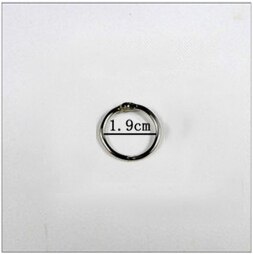 Anillas de Metal de 15 - 75mm para álbumes, libro de hojas sueltas, suministros de encuadernación de oficina, apertura, 4 unids/lote: 19MM