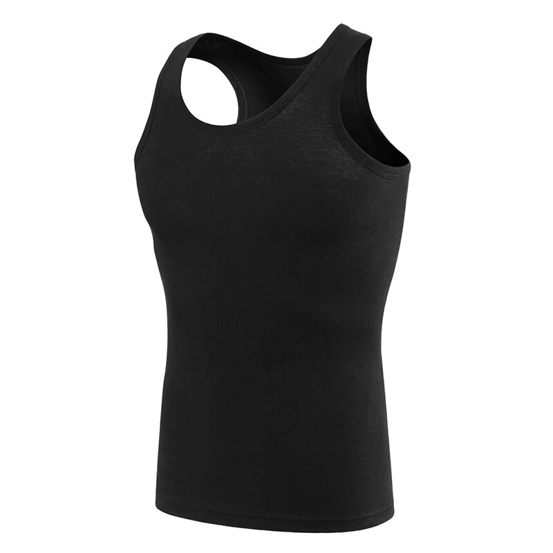 Paquete de 1/3 de chaleco Joker de algodón para hombres de las cuatro estaciones, camiseta deportiva de ajuste Simple para adolescentes, camisa informal sin mangas de mediana edad