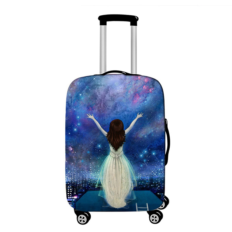Travel Thicken Luggage Protective Cover Elasticity Dust cover For 18-32 inch Suitcase Case Travel accessories: XL / GRAY