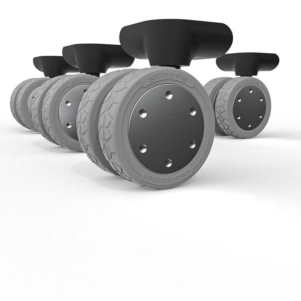 4/8 stücke 5cm Silikon Reisegepäck Caster Schuhe mit Silent Sound Koffer Räder Schutz abdeckung Trolley Box Rollen Abdeckung