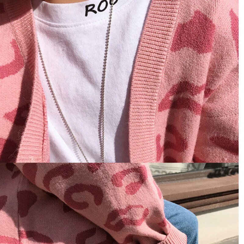 Autumn Teen Girls Pink Oversized Sweaters Children Clothing Knitting Baby Cardigan Kids Clothes Children&#39;s Casual Coats Knitted