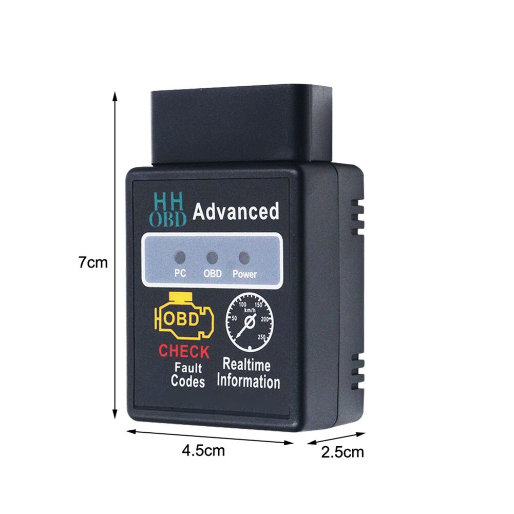 Mini ELM327 Bluetooth V2.1 OBD2 Car Diagnostic Scanner ELM 327 Bluetooth For Android/Symbian For OBDII Protocols