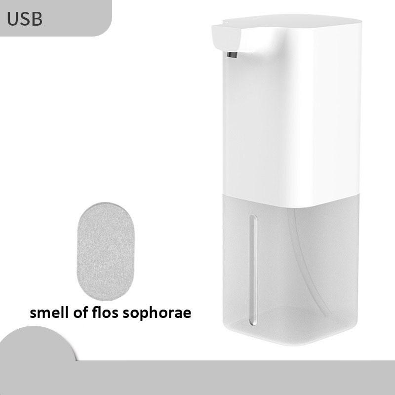 Liquid Soap Dispenser 350Ml Automatic Intelligent Sensor Induction Touchless ABS Hand Washing Dispensers for Kitchen Bathroom: effervescent grey