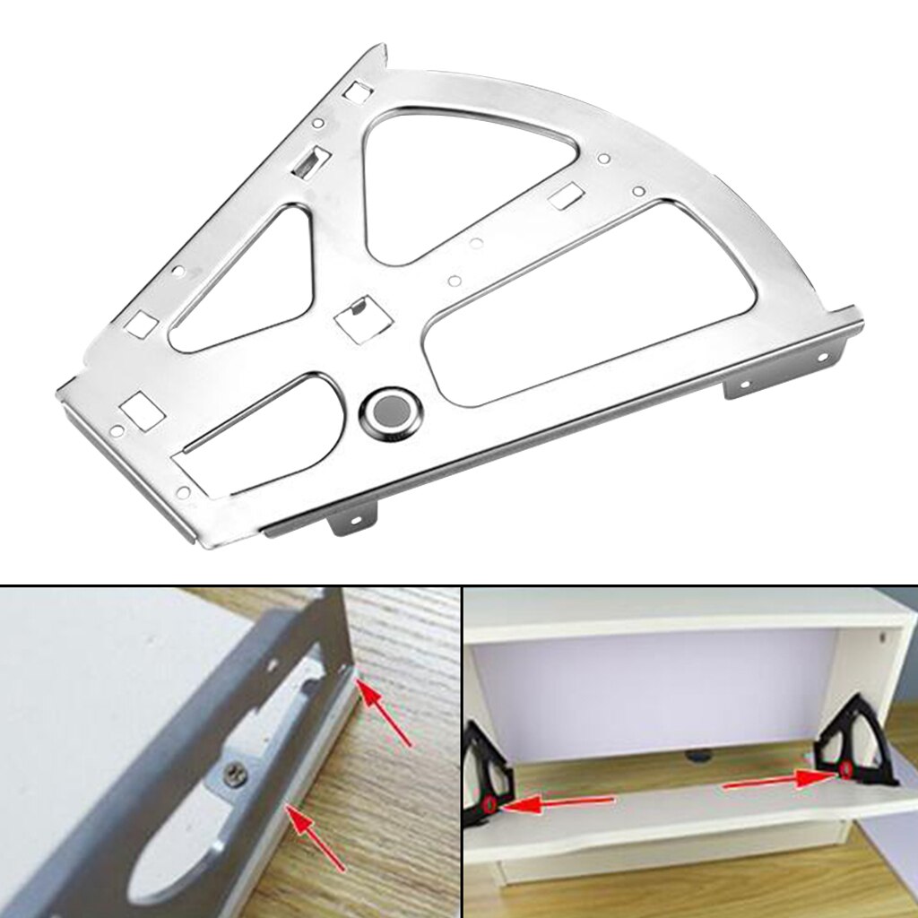 1/2/3 Layer Home Shoes Drawer Cabinet Hinges Flip Frame Turing Rack Stainless Steel Furniture Hinge for Wardrobes Cabinets