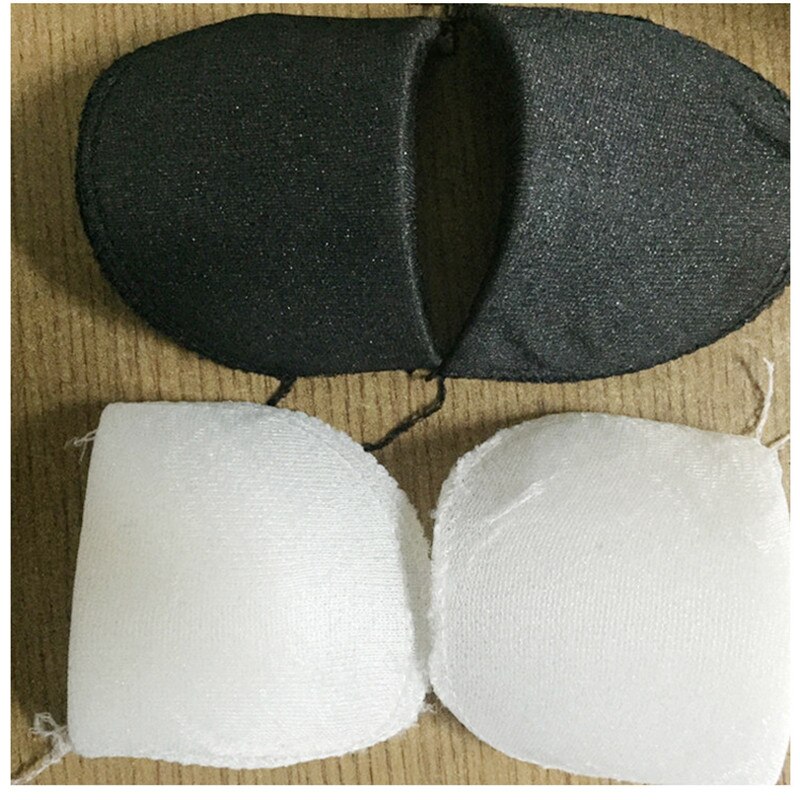 20 pares de hombreras de tela esponjosa acolchadas suaves de hombro blanco negro para Blazer camiseta rompevientos Ropa Accesorios de costura