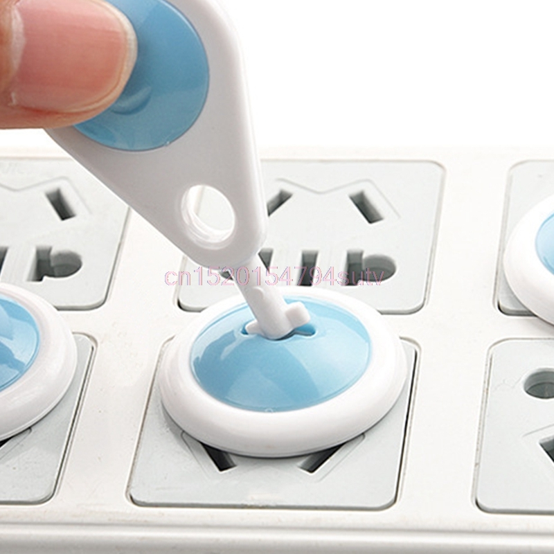 Baby Kids Plug Covers Veiligheid Power Elektrische Outlet 2 Plug 6Pcs # H055 #