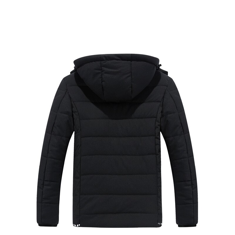 Winter heren jas korte overjassen heren kepi afneembare capuchon jas parka heren roupas heren dikke warme jas kleding jeugd