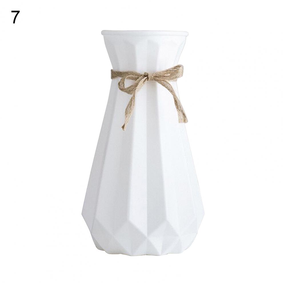 Vase à fleurs en rotin Imitation céramique, Style moderne, décoration pour la maison: 7