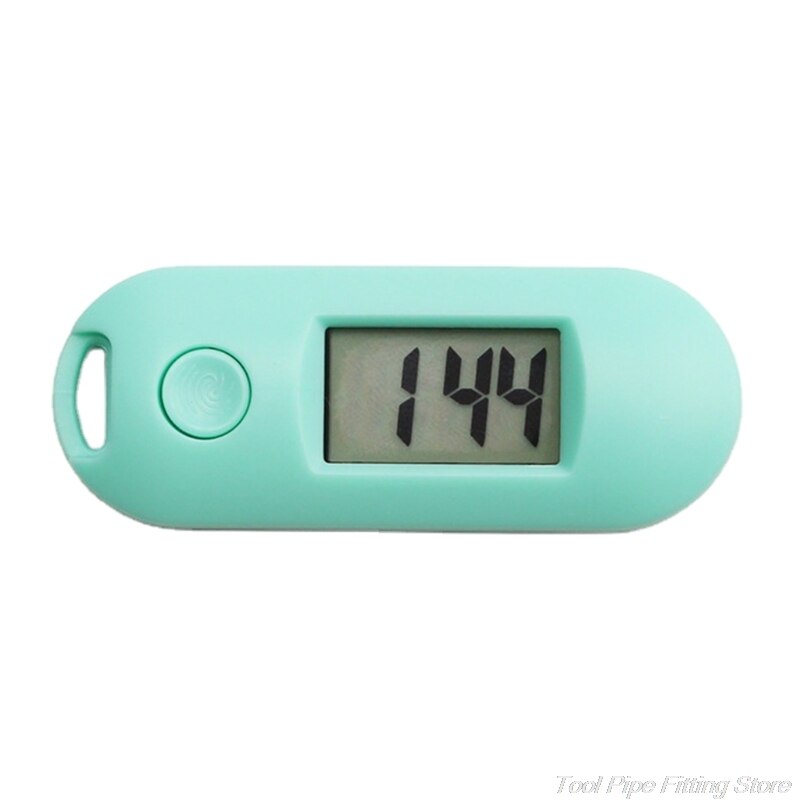 Portable Silent Digital Electronic Clock for Student Exam Study Library Mini Pocket Watch Green Backlight LCD Display M09 21: Green
