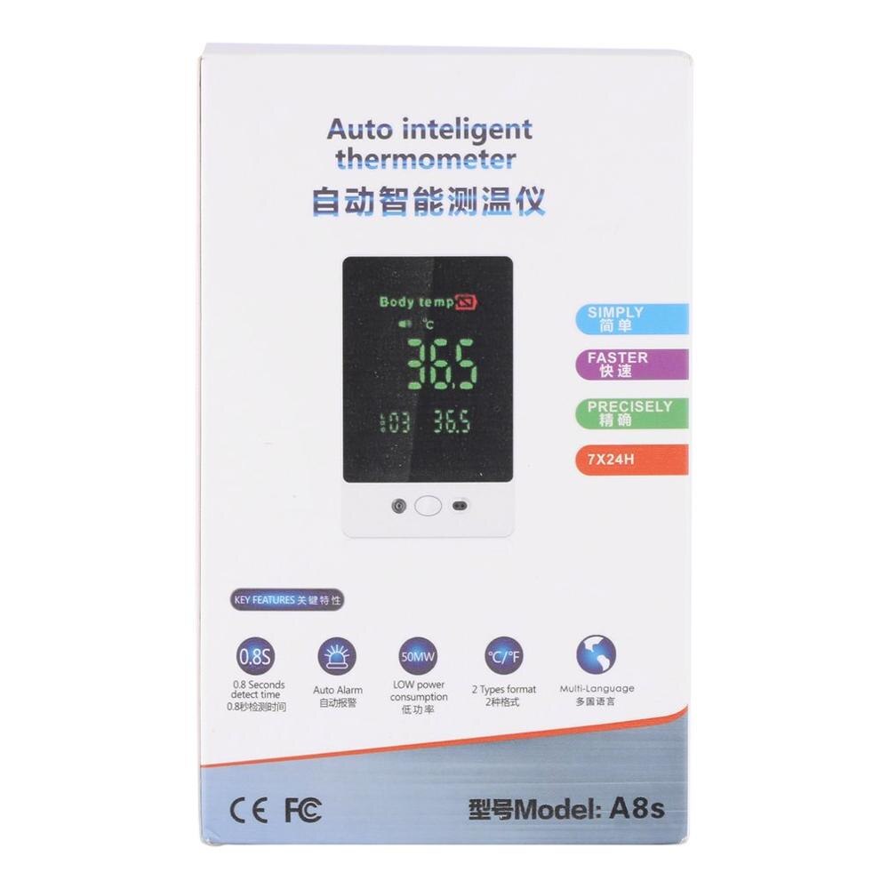 A8S K3X Non-contact Infrared Thermometer Automatic Infrared Thermometer High Precision Measures Body Temperature Fast Ship