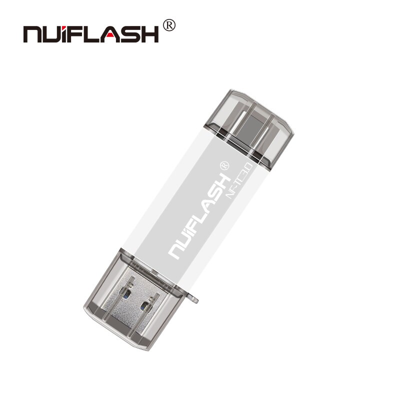 Hotsale OTG dysk Flash USB Usb 3.0 Pen Drive 128 typ GB C Micro pamięć Usb 16GB 32GB 64GB Pendrive dla urządzenia typu C: 256GB / silver