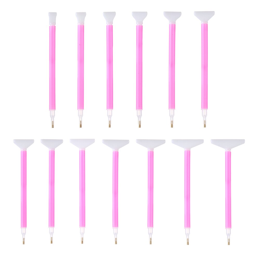 2020NEW 13 Pcs Vervanging Pen Heads Voor 5D Diamond Schilderen Cross Borduurwerk Punt Boor Diy Ambachten Quick Gevallen Tool: 13pcs Pen Heads