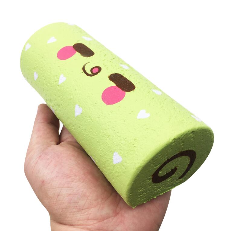 Kawaii Squishy PU Foam Scented Soft Cake Bread Strawberry Unicorn Slow Rising Cute Squishies Squeeze Toys For Kids: Brown