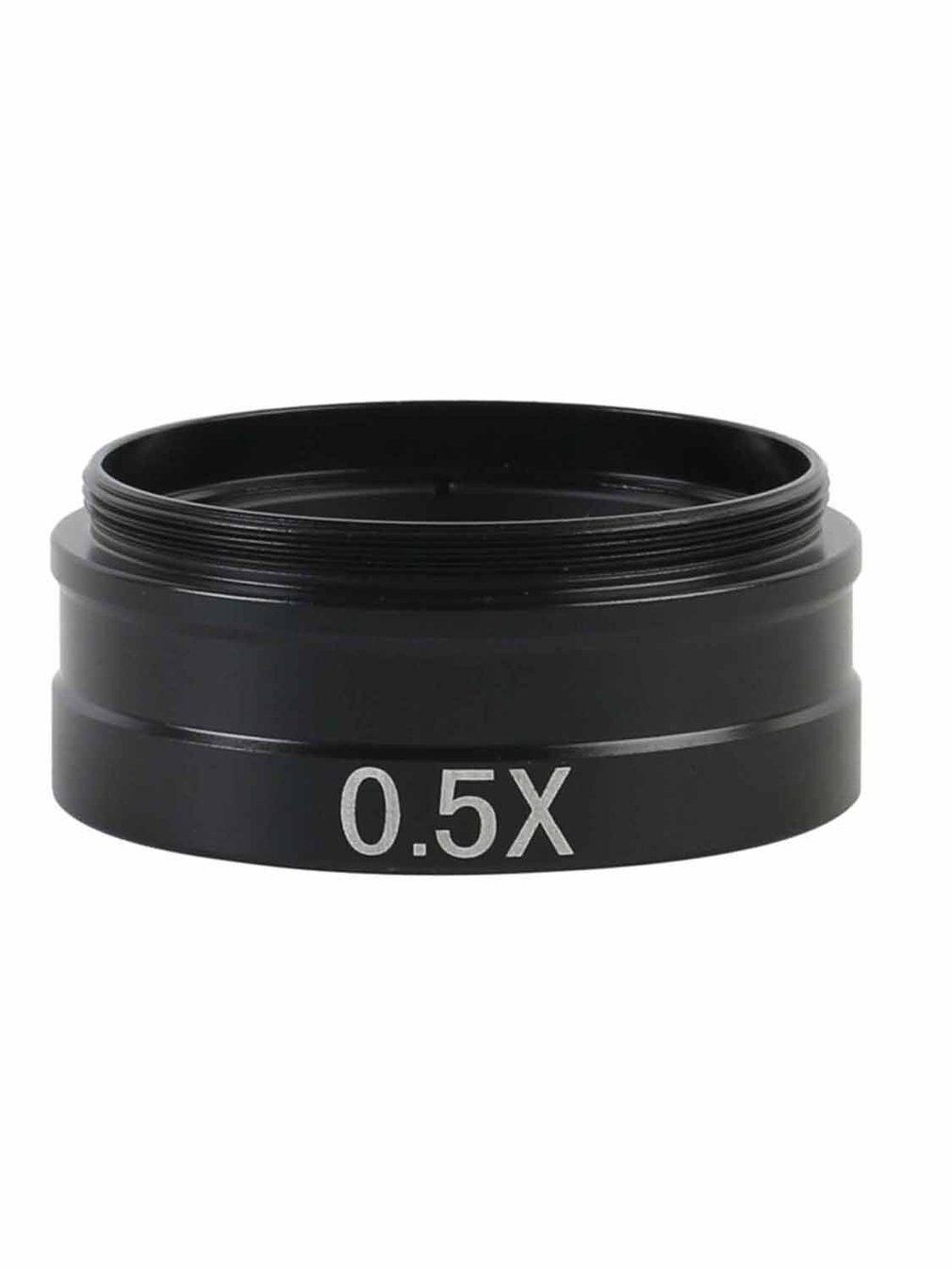 Auxiliary Objective Lens Durable Glass Plastic Suitable For 10A Monocular Video Microscope Objective Lens: 0.5X