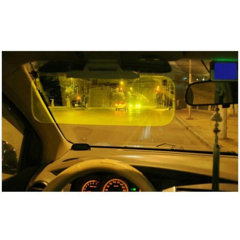 2 in 1 HD Auto Zonneklep voor Drivers Dag en Nacht Auto Anti-dazzle Goggle Ogen Protector Zonnescherm auto Interieur Accessoires