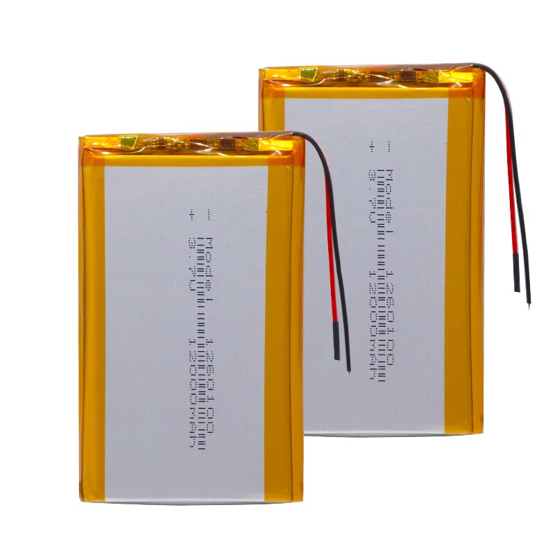 Baterías recargables de polímero de litio Lipo, 2/4 V, 3,7, 1260100 mah, paquete de repuesto de batería de polímero de litio de alta energía, 1/12000 Uds.