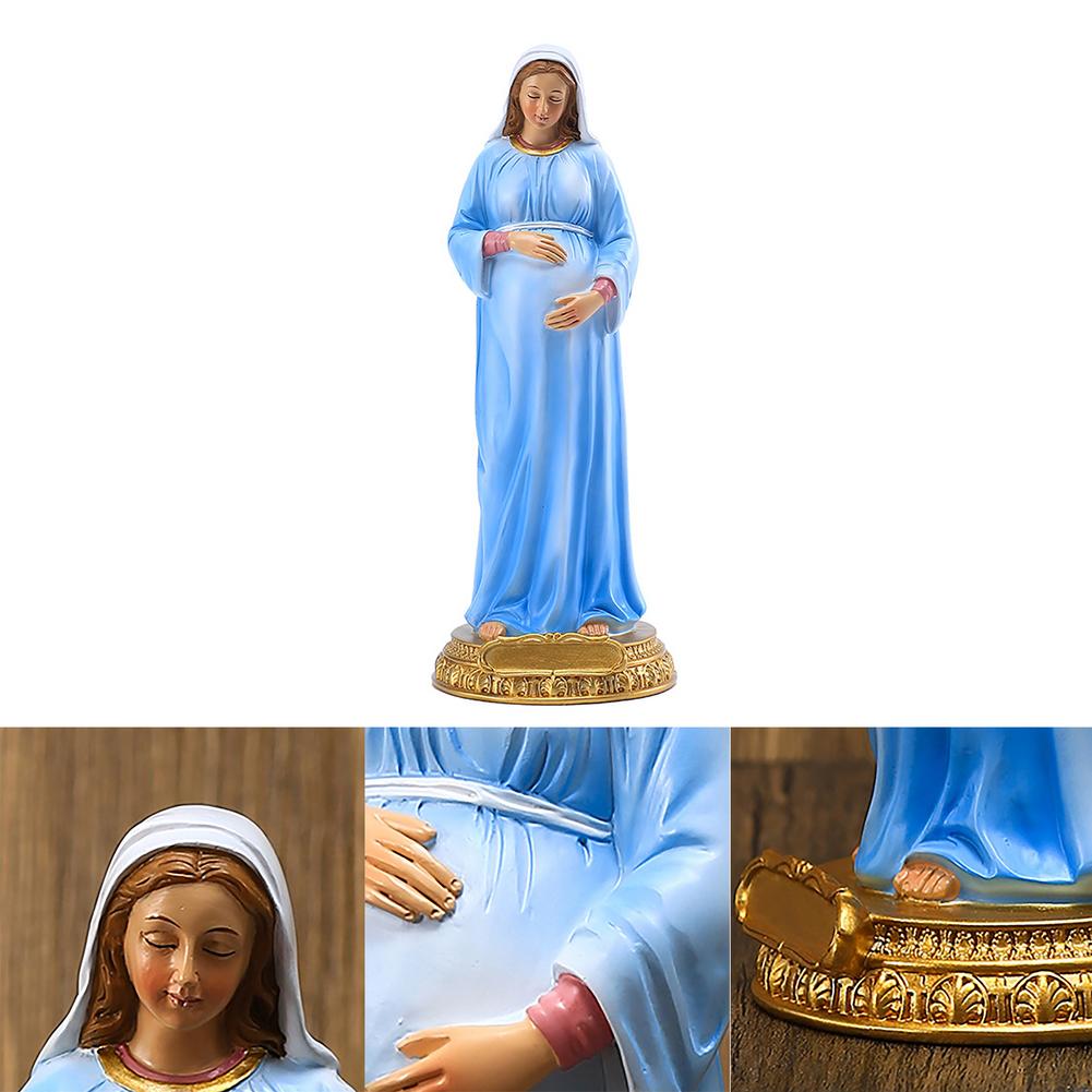 Pregnant Virgin Mary Statue Catholic Statue Christianity Religious Interior Decoration Resin Craft Home Decor