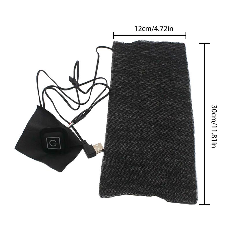 Elektrische verwarmingsmat, oplaadbaar via usb, verwarmingsdoek, kledingvest, kniebeschermers, riemen, verwarmingsdoek